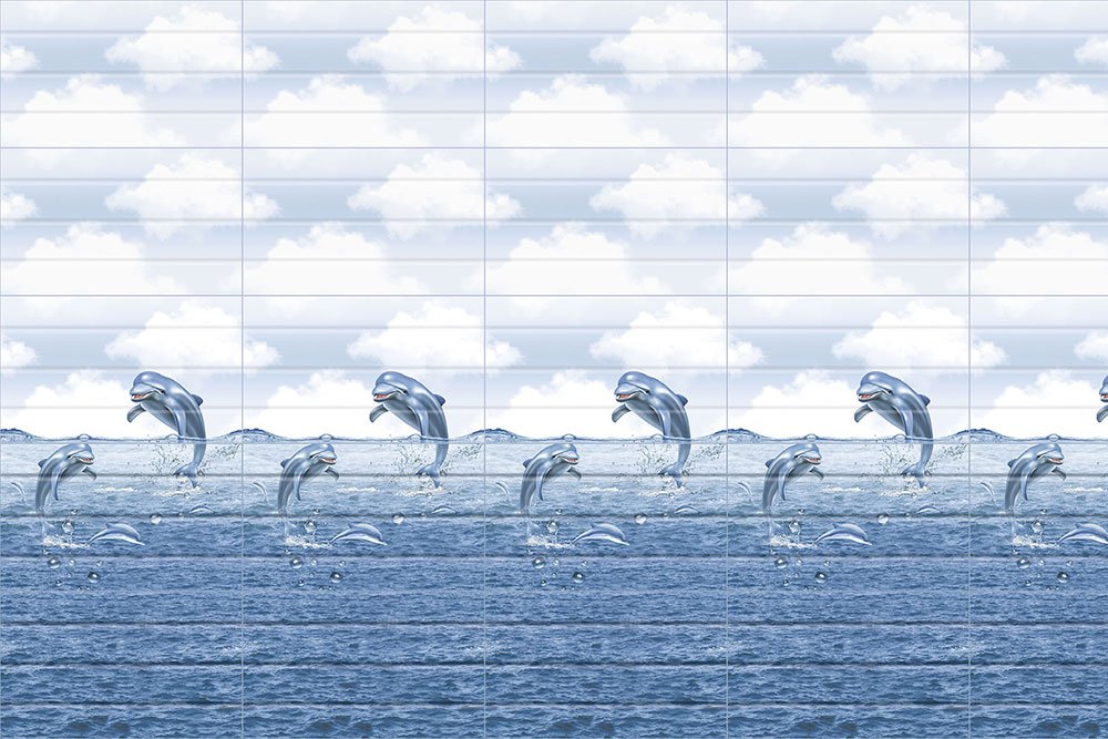 Porpoise Blue Decor A